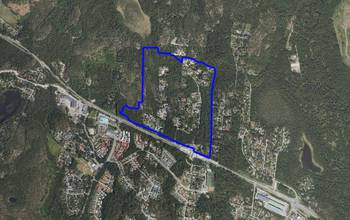 Kuvassa on ilmakuvaote suunnittelualueesta.