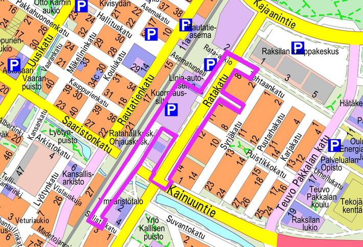 Suunnittelualueen likimääräinen rajaus