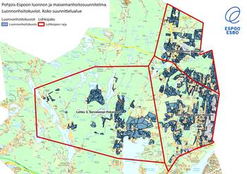 Kartta suunnittelualueesta