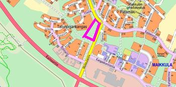 Suunnittelualueen likimääräinen rajaus