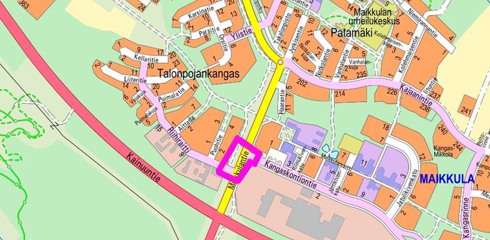 Suunnittelualueen likimääräinen rajaus