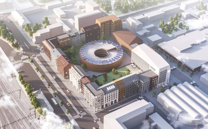 Arkkitehtitoimiston havainnekuva