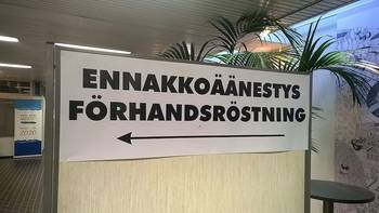 Ennakkoäänestys - Förhandsröstning