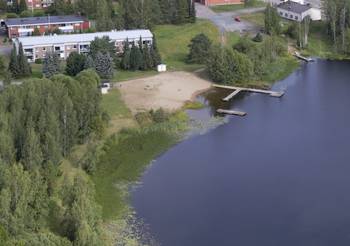 Ilmakuva Koivistonlammin rannasta tällä hetkellä