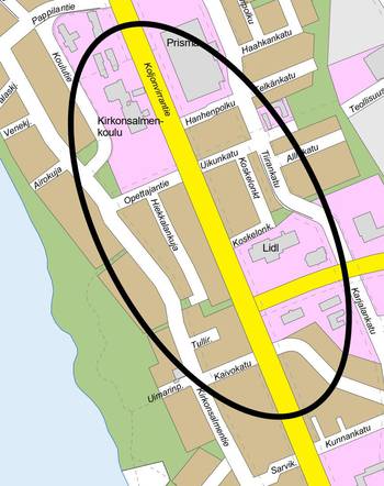 Asemakaavamuutoksen suunnittelualue