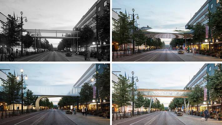 Ylikulkusiltaa suunnitellaan Aleksanterinkadulle yhdistämään Sokoksen ja Seurahuoneen rakennukset.