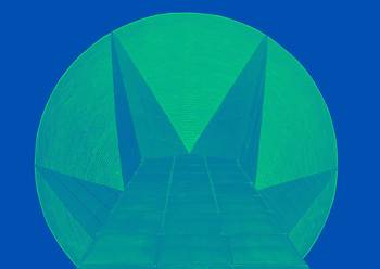 Lahden arkkitehtuuripoliittisen ohjelman tunnus on tyylitelty kuva vesitornista.