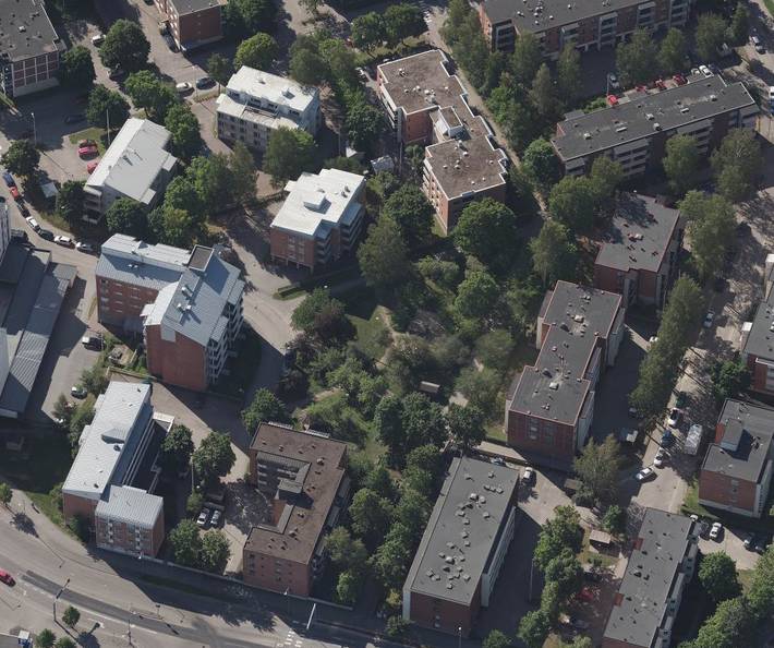 Kuva Perillistenpuiston leikkipaikasta