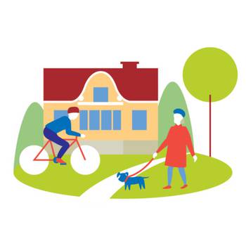 Pyöräilyn ja kävelyn kehittäminen Kauniaisissa.