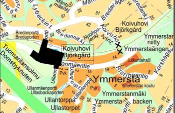 Karttakuva suunnittelualueesta