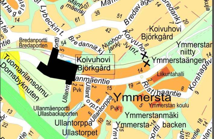 Karttakuva suunnittelualueesta