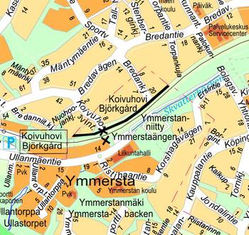 Karttakuva suunnittelualueesta